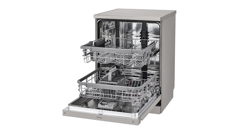 LG 14 Place Setting 9 Program Freestanding Dishwasher - Platinum Steel (XD4B24PS)