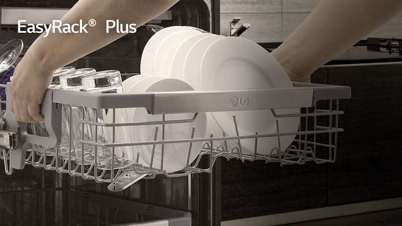 LG 14 Place Setting 9 Program Freestanding Dishwasher - Platinum Steel (XD4B24PS)