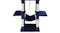 TSB Living Cat Tree with Hide, Nests 160cm - Blue TSB Living Cat Tree with Hide, Nests 160cm - Blue