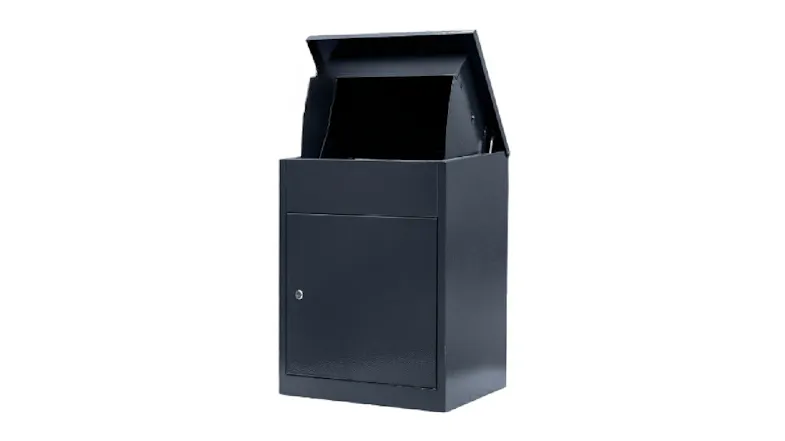 TSB Living Metal Parcel Drop Box w/ Lock - Dark Grey TSB Living Metal Parcel Drop Box w/ Lock - Dark Grey