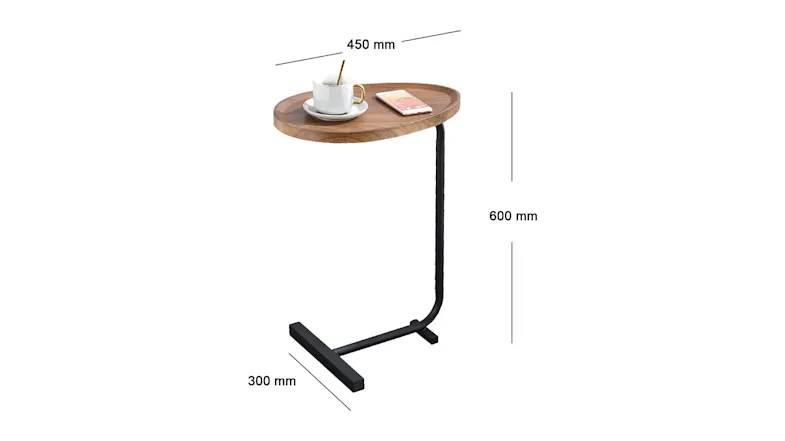 TSB Living Nana Oval End Table TSB Living Nana Oval End Table
