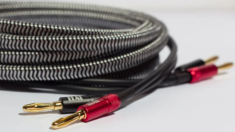 ELAC Sensible 4.5m Speaker Cable - Banana Plug to Banana Plug - 2 Pack (EC-SPCAB-4.5M) ELAC Sensible 4.5m Speaker Cable - Banana Plug to Banana Plug - 2 Pack (EC-SPCAB-4.5M)