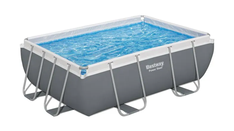 Bestway Power Steel Above-Ground Swimming Pool 2.28 x 1.96 x .84m Bestway Power Steel Above-Ground Swimming Pool 2.28 x 1.96 x .84m