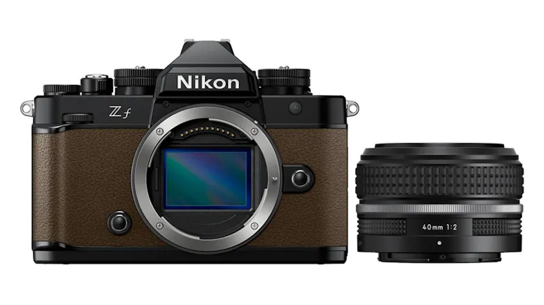 Nikon Z f Full Frame Mirrorless Camera (Sepia Brown) with Nikkor Z 40mm f/2 SE Lens Nikon Z f Full Frame Mirrorless Camera (Sepia Brown) with Nikkor Z 40mm f/2 SE Lens