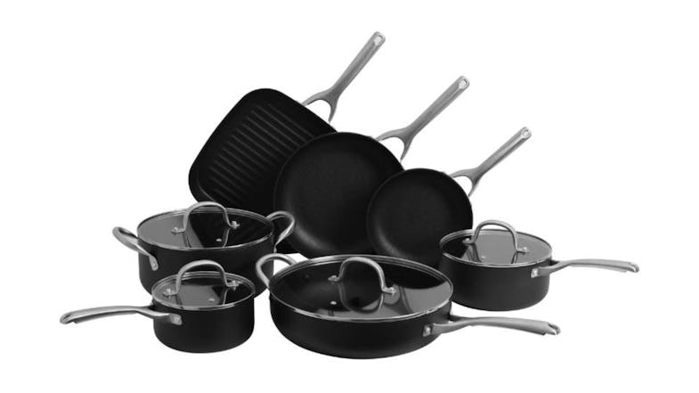 Meteore Non-Stick Cookware Set 7pcs. - Matte Black Meteore Non-Stick Cookware Set 7pcs. - Matte Black