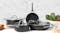 Meteore Non-Stick Cookware Set 4pcs. - Matte Black Meteore Non-Stick Cookware Set 4pcs. - Matte Black