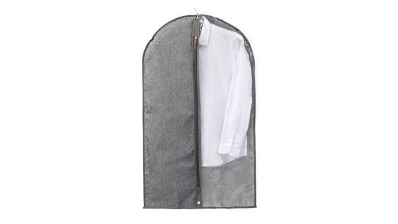 Keep your clothes pristine and organised with the TAKARA Tiora Closet Storage Garment Bag 60 x 100cm. This cover features an opening where you can insert your hanger through and store your clothing seamlessly. Now you can shield your outfits from dust and dirt and maximise your closet space! Key Features Organise Your Closet: Keep your closet and wardrobe free of clutter with these garment bags from Takara. It features an opening to place your hanger through to be hung in your closet. Dust and Dirt Cover: Keep your precious garments safe from everyday dust and dirt. Lightweight and Foldable: Garment bags protect your clothes while travelling, keeping them clean and ready to wear upon arrival. Keep your clothes pristine and organised with the TAKARA Tiora Closet Storage Garment Bag 60 x 100cm. This cover features an opening where you can insert your hanger through and store your clothing seamlessly. Now you can shield your outfits from dust and dirt and maximise your closet space! Key Features Organise Your Closet: Keep your closet and wardrobe free of clutter with these garment bags from Takara. It features an opening to place your hanger through to be hung in your closet. Dust and Dirt Cover: Keep your precious garments safe from everyday dust and dirt. Lightweight and Foldable: Garment bags protect your clothes while travelling, keeping them clean and ready to wear upon arrival.
