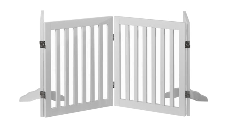 Charlie's Freestanding Pet Gate 4pcs. - White Charlie's Freestanding Pet Gate 4pcs. - White