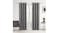 Sherwood Home Faux Linen Blackout Curtain Twin Pack 135 x 223cm - Pepper Grey Sherwood Home Faux Linen Blackout Curtain Twin Pack 135 x 223cm - Pepper Grey