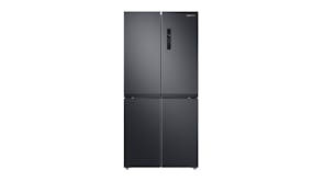 Samsung 488L Quad Door Fridge Freezer - Black Stainless Steel (RF48A4000B4/SA)