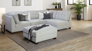 Corro 4 Seater Fabric Corner Lounge Suite