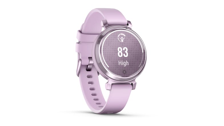 Garmin Lily 2 Smartwatch - Metallic Lilac Case and Lilac Silicone Band (GPS, Bluetooth)