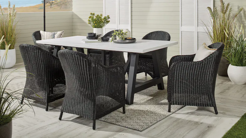 Toulouse 7 Piece Outdoor Dining Setting Toulouse 7 Piece Outdoor Dining Setting