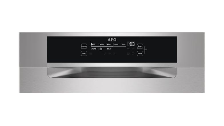 AEG 14 Place Setting 8 Program Built-Under Dishwasher - Stainless Steel (FFE93800PM)