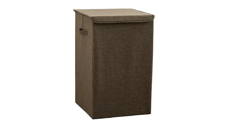 SOGA Medium Collapsable Square Laundry Hamper - Coffee SOGA Medium Collapsable Square Laundry Hamper - Coffee