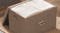 SOGA Medium Folding Canvas Storage Box - Coffee SOGA Medium Folding Canvas Storage Box - Coffee