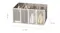 SOGA Cube Bag Storage Box 4pcs. SOGA Cube Bag Storage Box 4pcs.