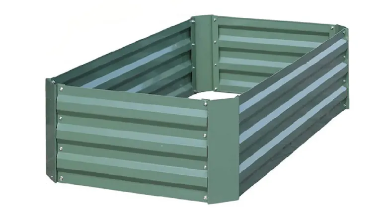 SOGA Galvanised Raised Garden Bed 90 x 60 x 30cm - Green SOGA Galvanised Raised Garden Bed 90 x 60 x 30cm - Green