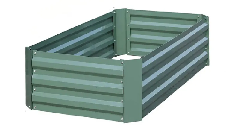 SOGA Galvanized Raised Garden Bed 120 x 90 x 30cm - Green SOGA Galvanized Raised Garden Bed 120 x 90 x 30cm - Green