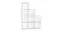 SOGA Mesh Cube Stepped Organiser 9pcs. - White SOGA Mesh Cube Stepped Organiser 9pcs. - White