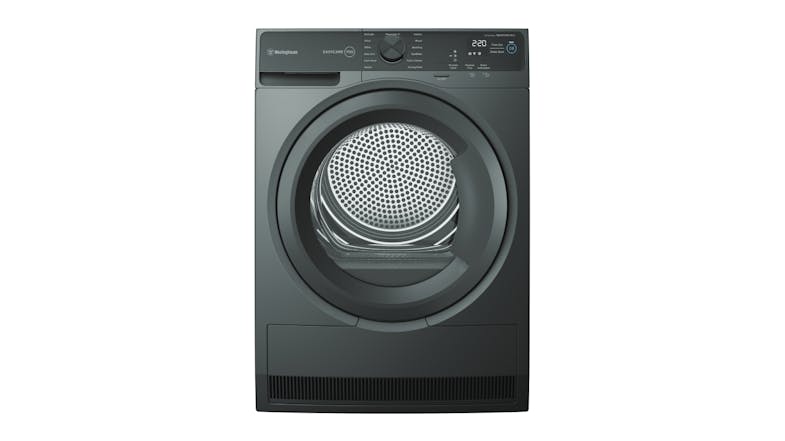 Westinghouse 8kg Heat Pump Condenser Dryer with 13 Programs - Grey (WDH804N8SA) Westinghouse 8kg Heat Pump Condenser Dryer with 13 Programs - Grey (WDH804N8SA)