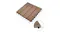 SOGA Outdoor Composite Decking Tiles 11pcs. - Light Chocolate Wood 2 SOGA Outdoor Composite Decking Tiles 11pcs. - Light Chocolate Wood 2