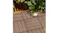 SOGA Outdoor Composite Decking Tiles 11pcs. - Light Chocolate Wood 2 SOGA Outdoor Composite Decking Tiles 11pcs. - Light Chocolate Wood 2