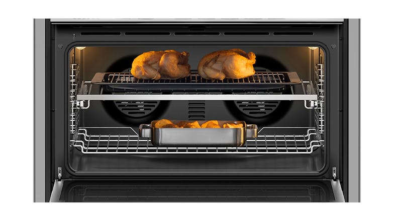 Fisher & Paykel 90cm Dual Fuel Freestanding Oven with Gas Cooktop - Stainless Steel (Series 7/OR90SCG2X1)