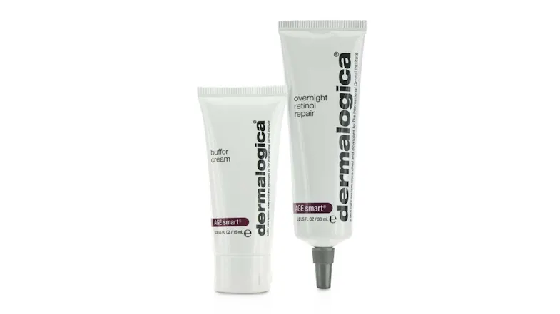 Dermalogica Age Smart Set: Overnight Retinol Repair 30ml + Buffer Cream 15ml - 2pcs Dermalogica Age Smart Set: Overnight Retinol Repair 30ml + Buffer Cream 15ml - 2pcs