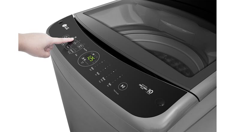 LG 9kg 6 Program Top Loading Washing Machine - Grey (Series 3/WTL3-09G)