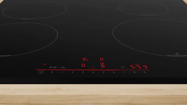 Bosch 60cm 4 Zone Induction Cooktop - Black (Series 6/PIE631HB1E/01) Bosch 60cm 4 Zone Induction Cooktop - Black (Series 6/PIE631HB1E/01)