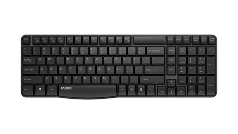 Rapoo x1800S Wireless Keyboard & Mouse Set - Black
