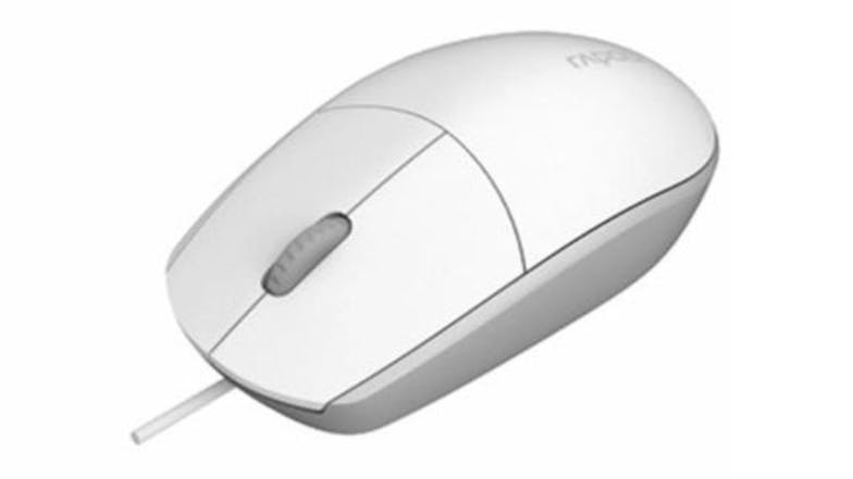 Rapoo N100 Wired Ambidexterous Mouse - White