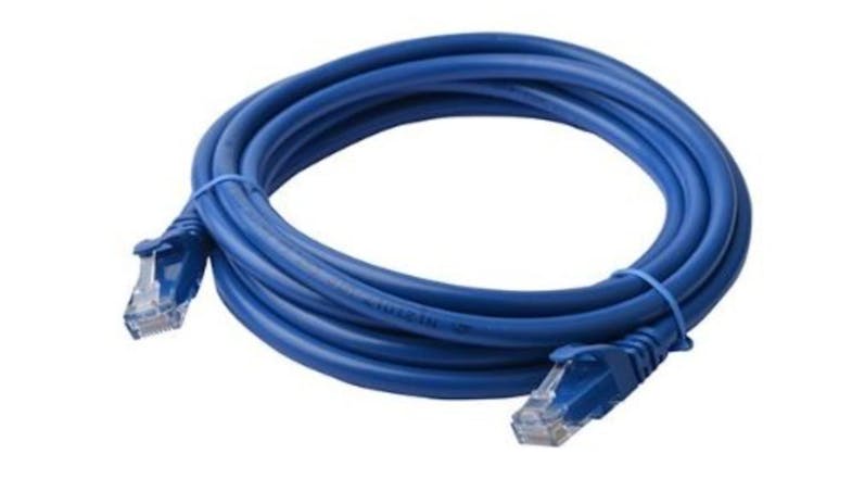 8Ware Cat6A Gigabit Network Cable 1m - Blue 8Ware Cat6A Gigabit Network Cable 1m - Blue