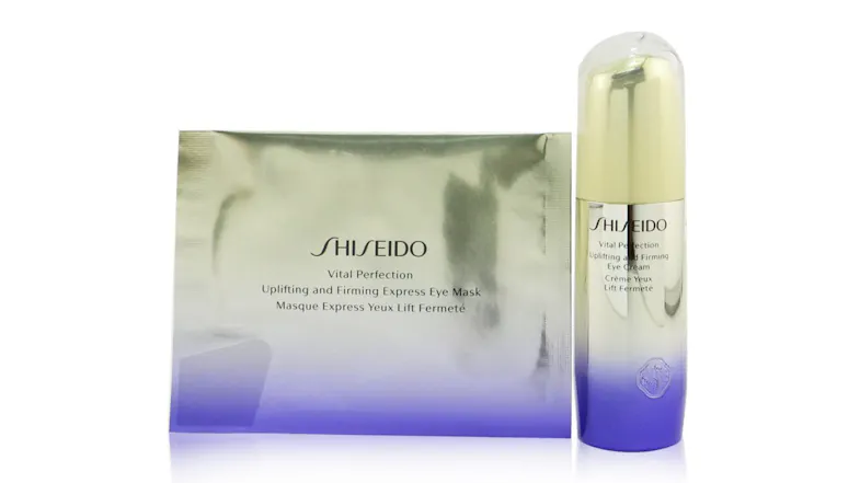 Shiseido Vital Perfection Uplifting & Firming Eye Set: Eye Cream 15ml + Eye Mask 12pairs - 2pcs Shiseido Vital Perfection Uplifting & Firming Eye Set: Eye Cream 15ml + Eye Mask 12pairs - 2pcs