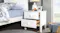 Neves 2 Drawer Bedside Table - White Neves 2 Drawer Bedside Table - White