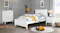 Neves King Single Bed Frame - White Neves King Single Bed Frame - White