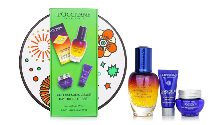 L'Occitane Immortelle Reset Face Care Set - 3pcs L'Occitane Immortelle Reset Face Care Set - 3pcs