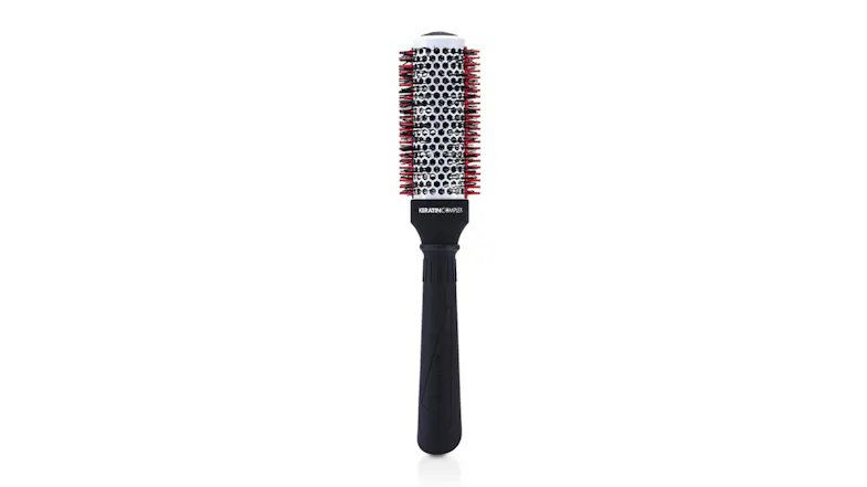 Keratin Complex Ceramic Technology Nano-Sliver Ions Heat Resistant Ceramic+Ionic Round Brush (2.5 Inch) - 1pc Keratin Complex Ceramic Technology Nano-Sliver Ions Heat Resistant Ceramic+Ionic Round Brush (2.5 Inch) - 1pc