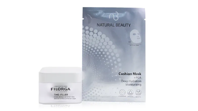 Filorga Time-Filler Absolute Wrinkle Correction Cream 50ml (Free: Natural Beauty r-PGA Deep Hydration Moisturizing Cushion Mask 6x 20ml) - 50ml+6x20ml Filorga Time-Filler Absolute Wrinkle Correction Cream 50ml (Free: Natural Beauty r-PGA Deep Hydration Moisturizing Cushion Mask 6x 20ml) - 50ml+6x20ml