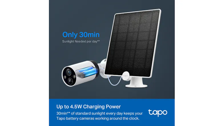 TP-Link Tapo A200 4.5W Solar Panel for Tapo Smart Security Cameras TP-Link Tapo A200 4.5W Solar Panel for Tapo Smart Security Cameras