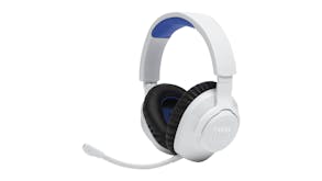 JBL Quantum 360P Console Wireless Gaming Headset for PlayStation - White/Blue