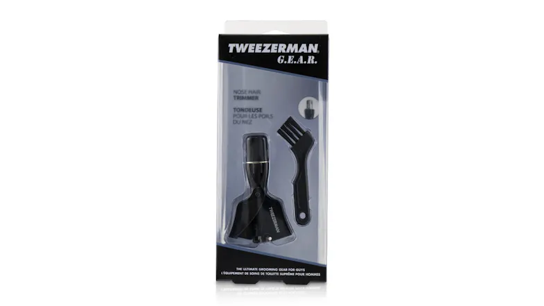 Tweezerman Nose Hair Trimmer With Brush - 2pcs Tweezerman Nose Hair Trimmer With Brush - 2pcs