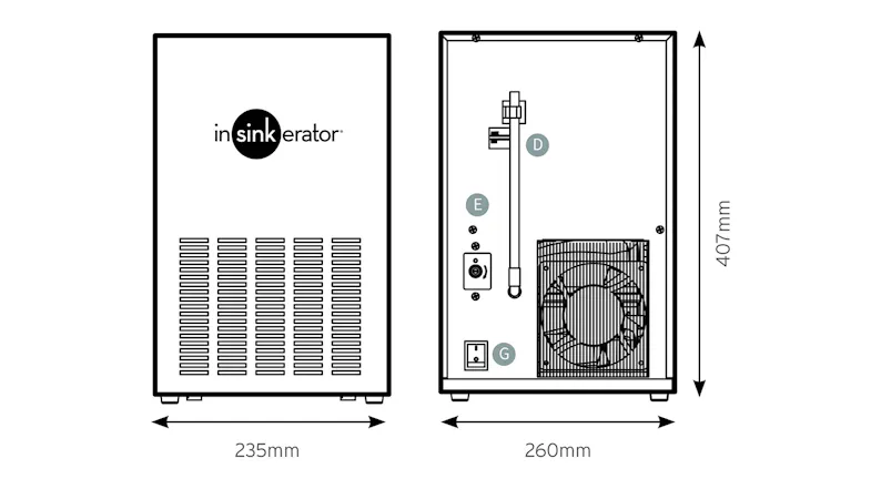 InSinkErator Near-Boiling & Chilled Filtered Multi Tap - Brushed (DualTap/DT3020-BR) InSinkErator Near-Boiling & Chilled Filtered Multi Tap - Brushed (DualTap/DT3020-BR)