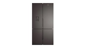 Westinghouse 564L Quad Door Fridge Freezer with Ice & Water Dispenser - Matte Charcoal Black (WQE5660BA)