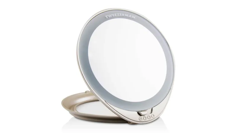 Tweezerman Adjustable Lighted Mirror Tweezerman Adjustable Lighted Mirror