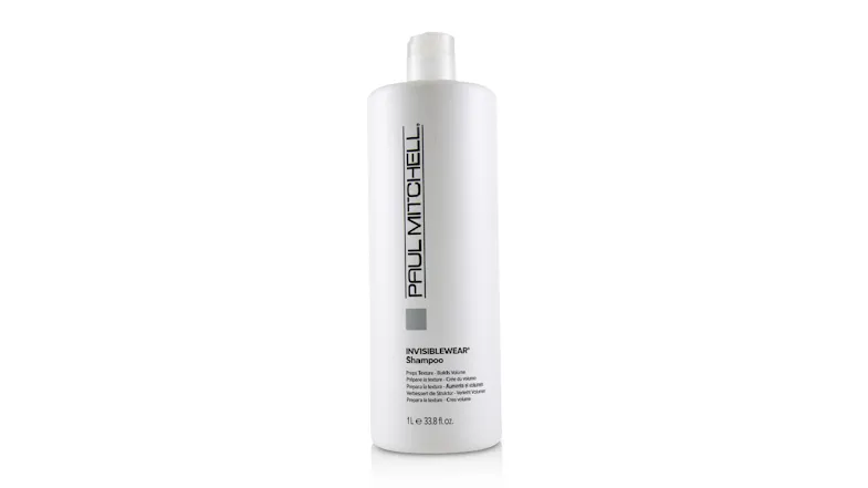 Paul Mitchell Invisiblewear Shampoo (Preps Texture - Builds Volume) - 1000ml/33.8oz Paul Mitchell Invisiblewear Shampoo (Preps Texture - Builds Volume) - 1000ml/33.8oz