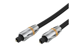 One Products Fibre Optic Surround Sound & Audio Cable - 1.5m Black (OCFO001-5)