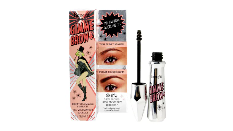 Benefit Gimme Brow+ Volumizing Fiber Gel - #5 (Cool Black-Brown) - 3g/0.1oz Benefit Gimme Brow+ Volumizing Fiber Gel - #5 (Cool Black-Brown) - 3g/0.1oz