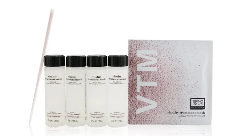 Erno Laszlo Vitality Treatment Mask (Step 1: 4x Liquid Activator 37ml/1.25oz, Step 2: 4x Triple Mineral Powder 5.5g/0.19oz) - 8pcs Erno Laszlo Vitality Treatment Mask (Step 1: 4x Liquid Activator 37ml/1.25oz, Step 2: 4x Triple Mineral Powder 5.5g/0.19oz) - 8pcs